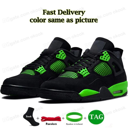 Jordan 4 Volt Green Thunder
