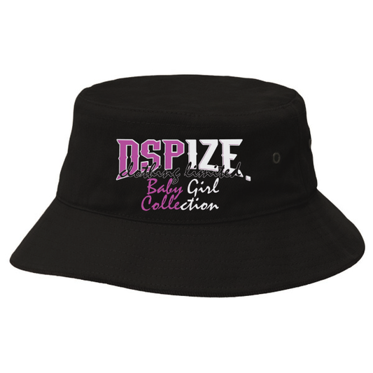 DCL Baby Girl Collection Black Bucket Hat