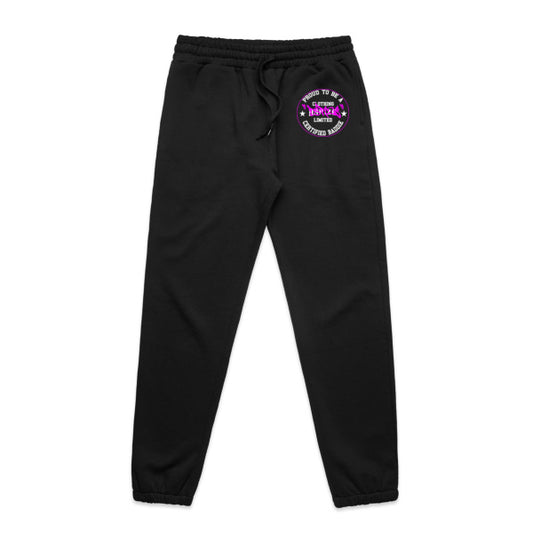 DCL Certified Baddie Pink Tag Black Trackiez