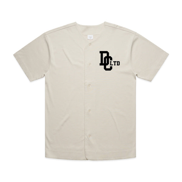 DCL Men's Heavy Black/Beige Baseball Jersey