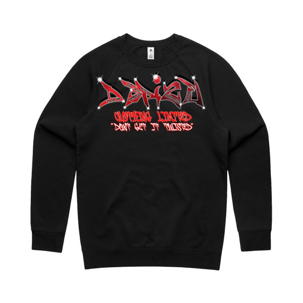 DCL Gas Warrior Hesorder Tagging Red/Black Crew Neck