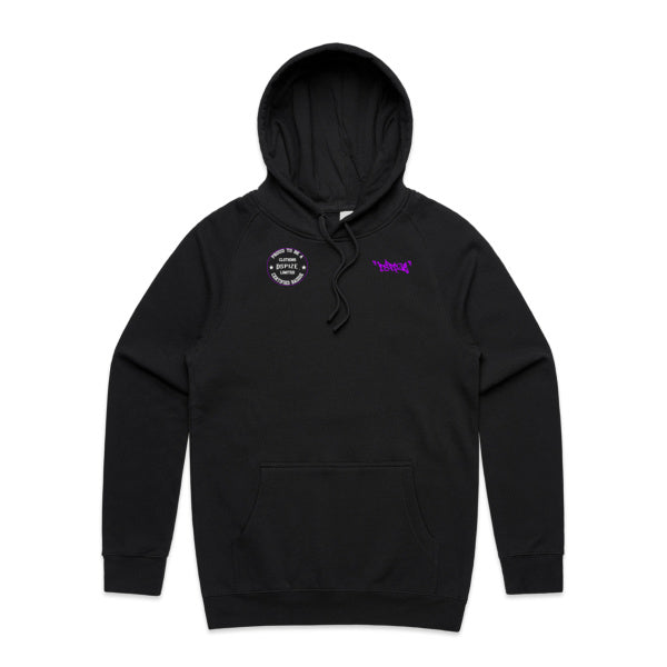 DCL Certified Baddie Purple Tag Black ood