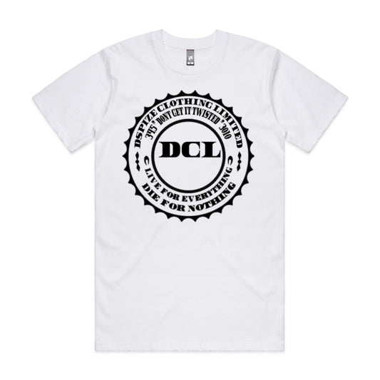 DCL DGIT 345 3010 Live for Everything Die for Nothing Black/White Tee