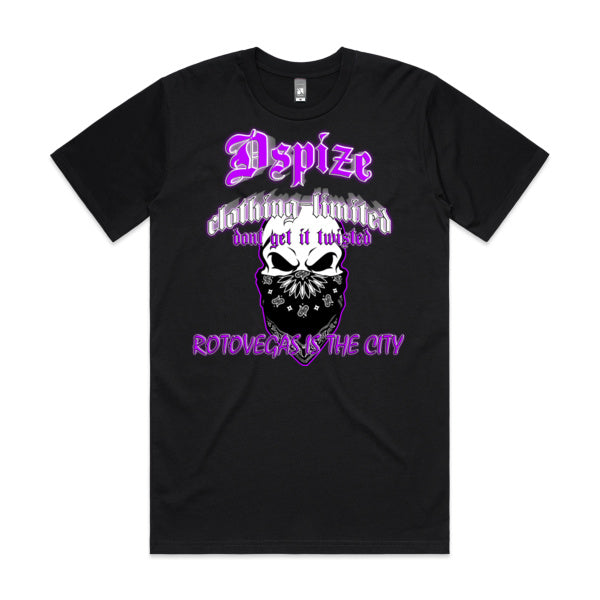 DCL DGIT Rotovegas is the City Thugs Purple/Black Tee