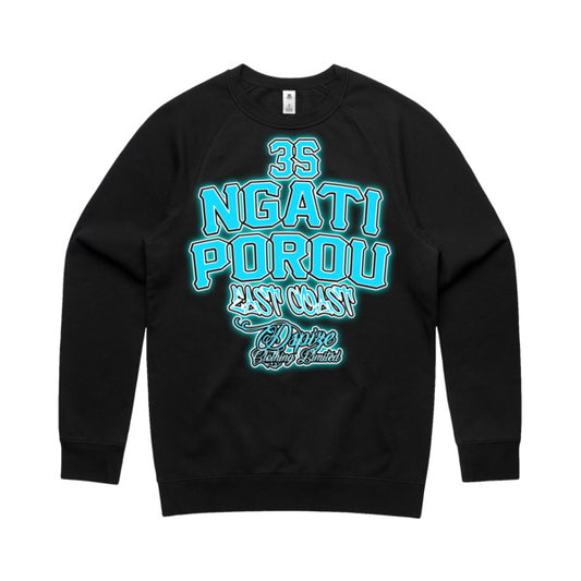 DCL 35 Ngati Porou East Coast Black Crew Neck
