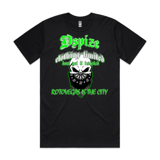 DCL DGIT Rotovegas is the City Thugs Green/Black Tee
