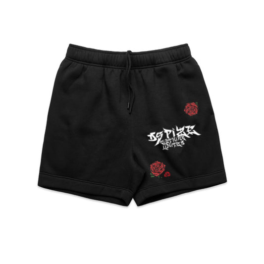 DCL White Piece With Rosez Black Shortz