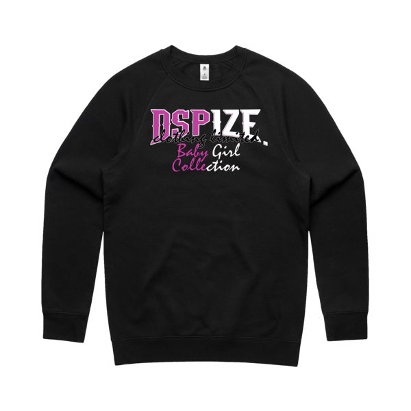 DCL Baby Girl Collection Black Crew Neck