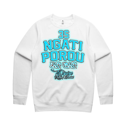 DCL 35 Ngati Porou East Coast White Crew Neck