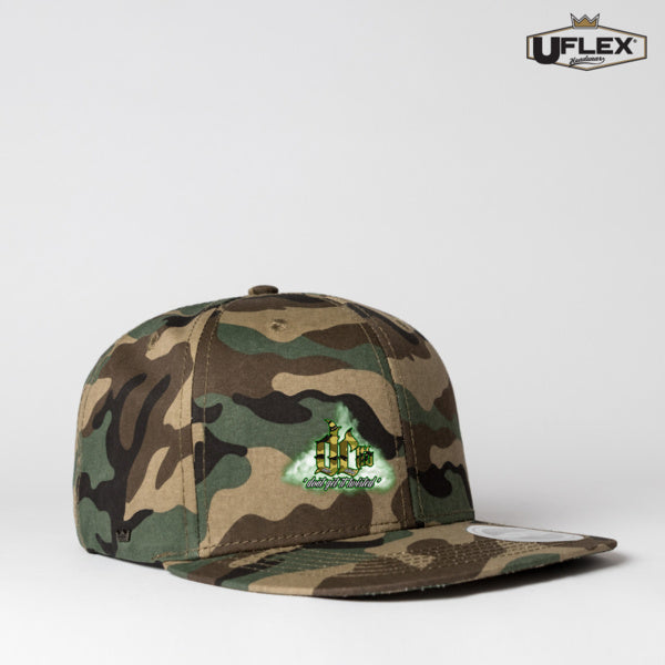 DCL DC Ltd DGIT U Flex Snap Back Flat Peak Army Camo Cap