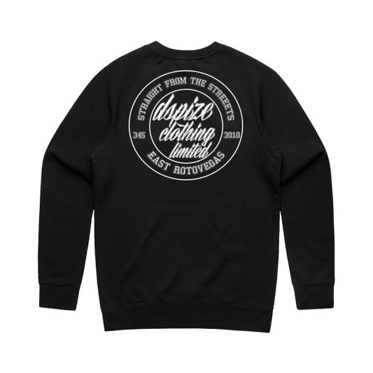 DCL Straight From The Streets East Rotovegas 345 3010 Black Crew Neck