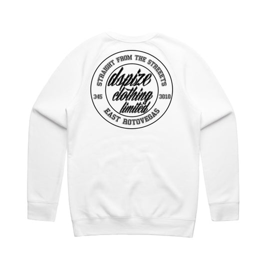DCL Straight From The Streets East Rotovegas 345 3010 White Crew Neck