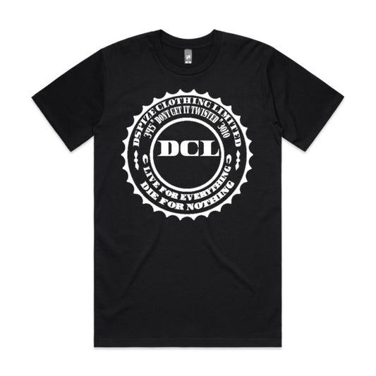 DCL DGIT 345 3010 Live for Everything Die for Nothing White/Black Tee