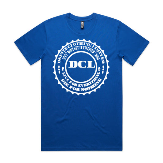 DCL DGIT 345 3010 Live for Everything Die for Nothing White/Blue Tee