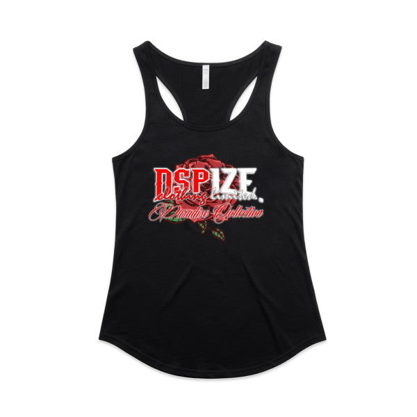 DCL Paradise Collection Black Mali Racerback Singlet