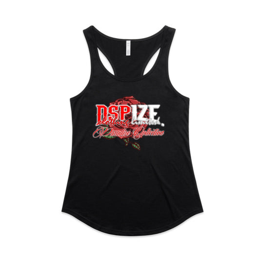 DCL Paradise Collection Black Mali Racerback Singlet