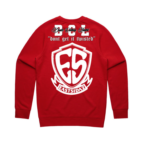 DCL OG Taggers Of East Rotovegas Red Crew Neck
