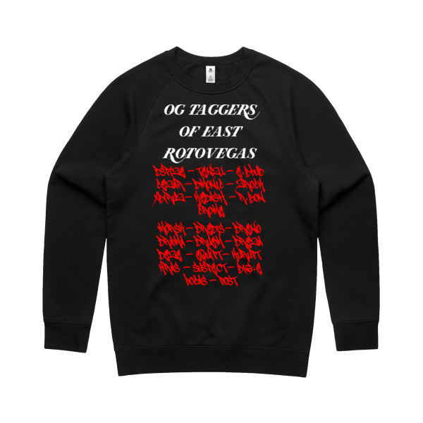DCL OG Taggers Of East Rotovegas Black Crew Neck