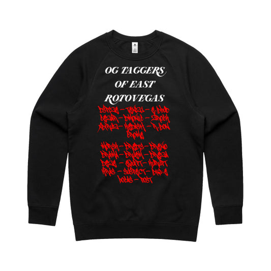 DCL OG Taggers Of East Rotovegas Black Crew Neck