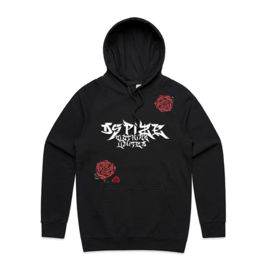 DCL White Piece With Rosez Black Hood