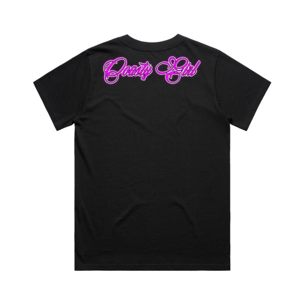 DCL 35 Ngati Porou East Coast Coasty Girl Pink/Black Tee