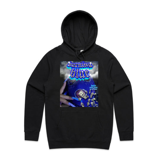 DCL Burning Blue Black Hood