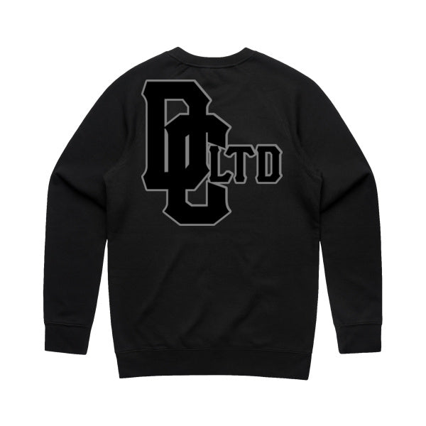 DCL DC Ltd Baseball Style Black Crew Neck