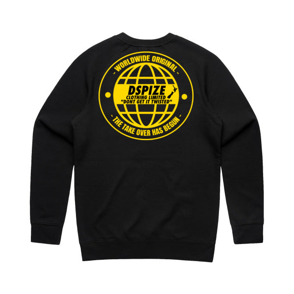 DCL Global Takeover Yellow/Black Crew Neck
