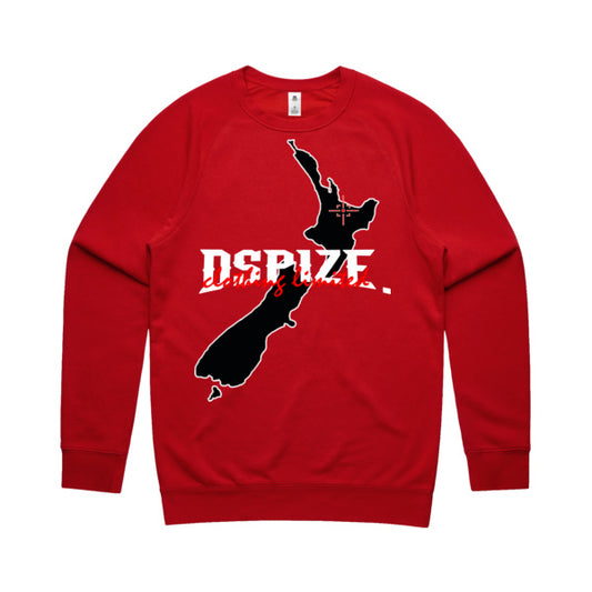 DCL Team Fury Mistral NZ White/Black/Red Crew Neck