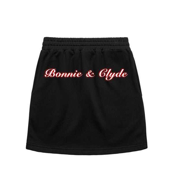 DCL Bonnie & Clyde Collection Black Terry Skirt