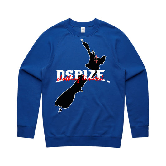 DCL Team Fury Mistral NZ White/Black/Blue Crew Neck