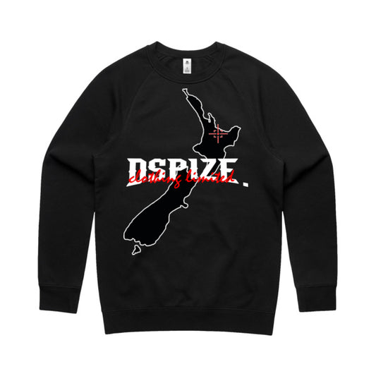 DCL Team Fury Mistral NZ White/Red/Black Crew Neck