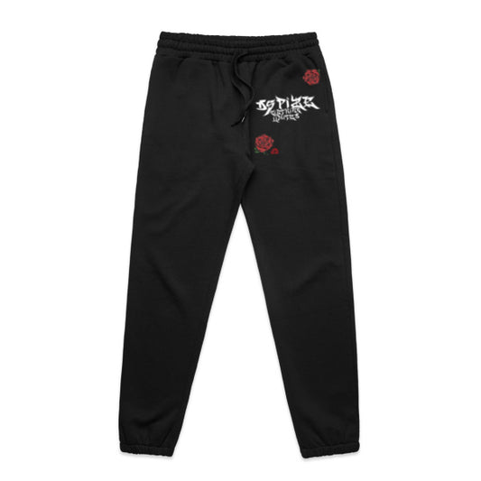 DCL White Piece With Rosez Black Trackiez