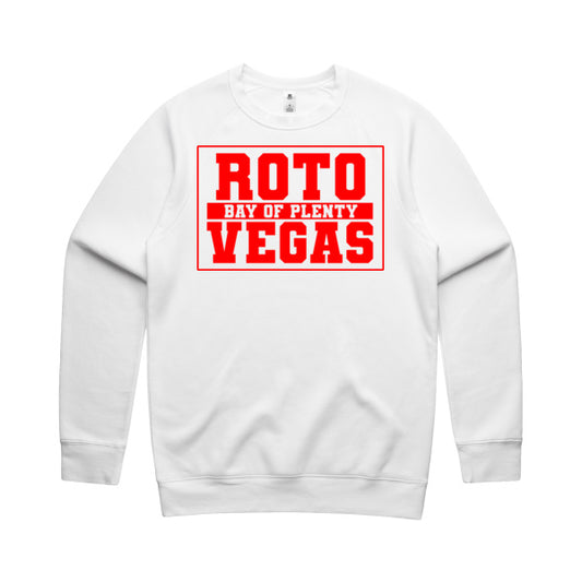 DCL Rotovegas Bay Of Plenty Red/White Crew Neck
