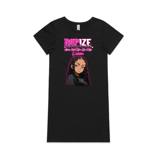 DCL Shorty Will You Be Mine Collection Mika Organic Black Dress
