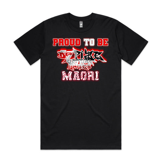 DCL Proud To Be Maori Black Tee