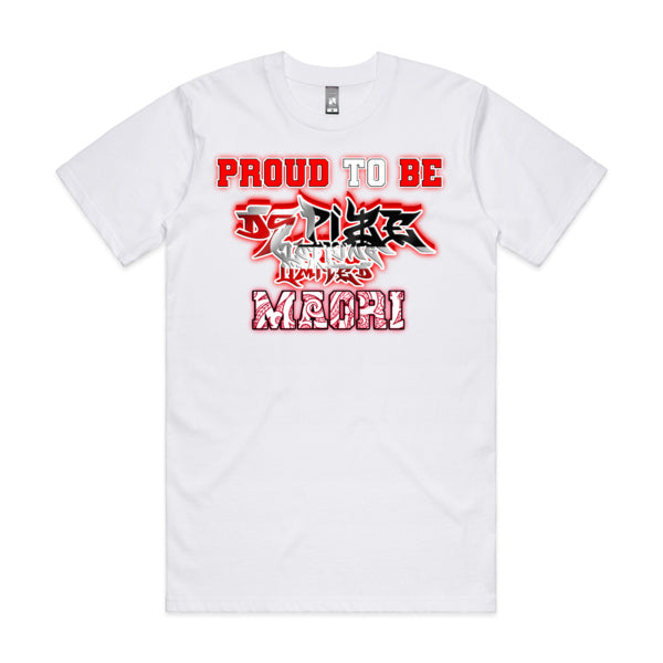 DCL Proud To Be Maori White Tee