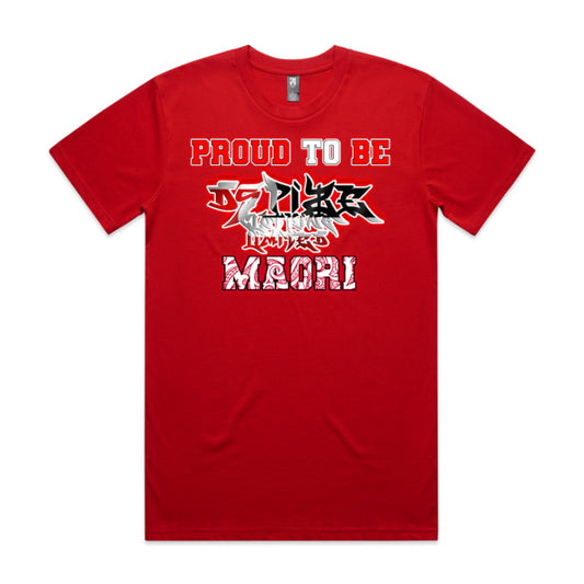 DCL Proud To Be Maori Red Tee