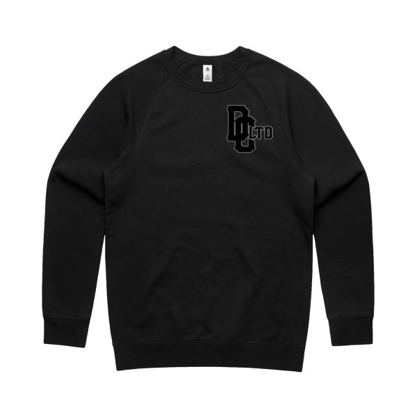 DCL DC Ltd Baseball Style Black Crew Neck