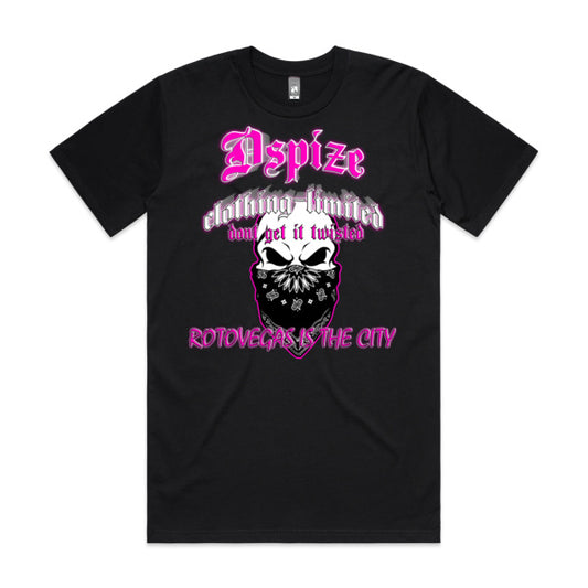 DCL DGIT Rotovegas is the City Thugs Pink/Black Tee