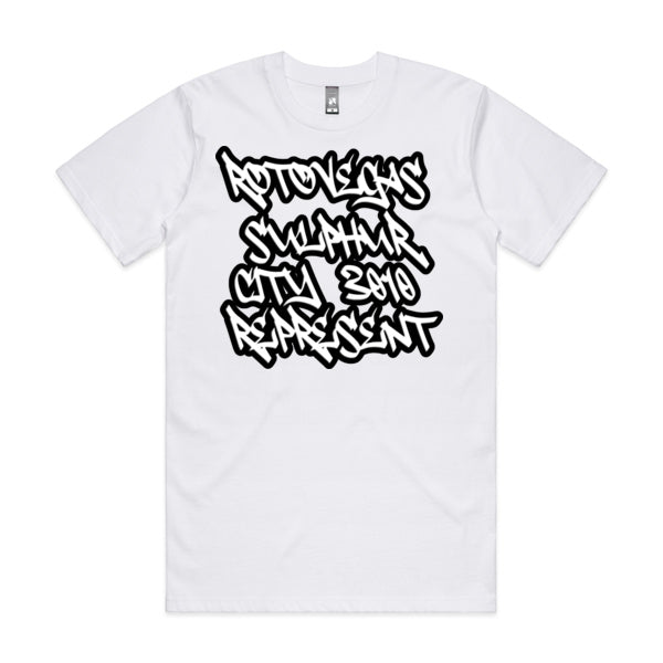 DCL Rotovegas Sulphur City 3010 Represent Tagging White Tee