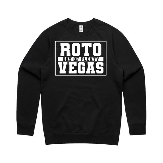 DCL Rotovegas Bay Of Plenty White/Black Crew Neck