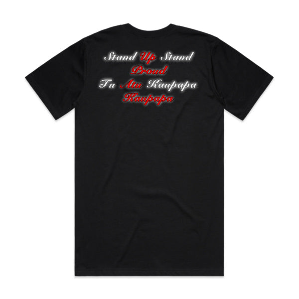 DCL Toitu Te Tiriti Honour The Treaty Hana Black Tee