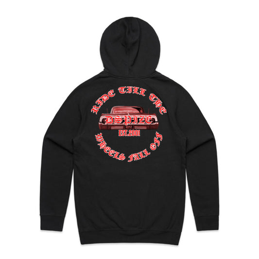 DCL Dspize Ride Till The Wheels Fall Off Red/Black Hood