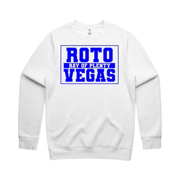 DCL Rotovegas Bay Of Plenty Blue/White Crew Neck