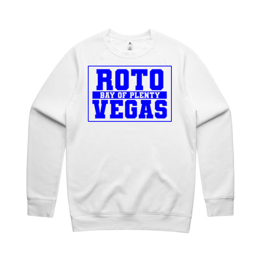 DCL Rotovegas Bay Of Plenty Blue/White Crew Neck