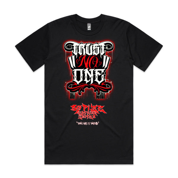 DCL Trust No One Red/Black Tee