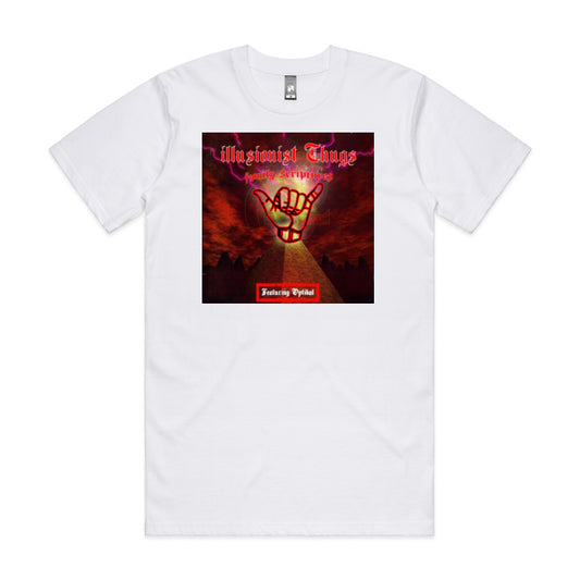DCL illusionist Thugs family scriptures White Tee